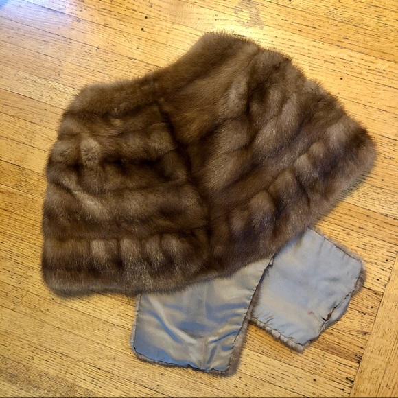 VINTAGE HOLT RENFREW MINK STOLE - Picture 4 of 6